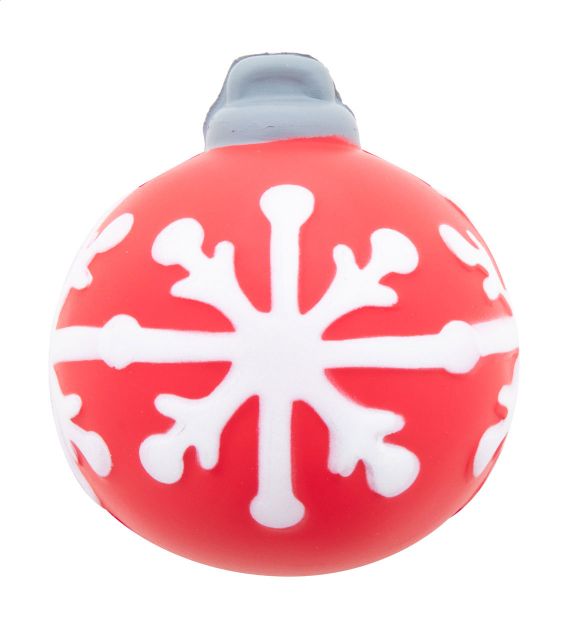 antistress bal joulustress vorm van een kerstbal