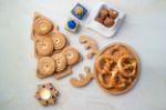 kerst snackbord valipala van bamboe vorm rendier