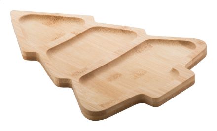 kerst snackbord kongle van bamboe vorm kerstboom