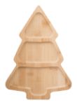 kerst snackbord kongle van bamboe vorm kerstboom
