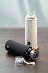 recycled glazen fles vitrem 550 ml siliconen riem