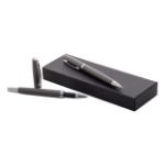 ral pennenset redivi balpen en rollerpen blauw - grijs