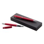 ral pennenset redivi balpen en rollerpen blauw - rood