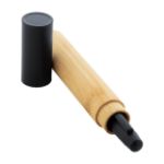 metalen draaibalpen met bamboe houder
