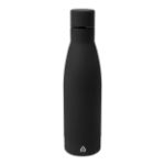 fles recycled roestvrij staal rubbar 750 ml - zwart