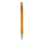 balpen van recycled aluminium rechannel shine - oranje
