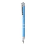 balpen van recycled aluminium rechannel shine - licht blauw