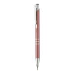 balpen van recycled aluminium rechannel shine - roze