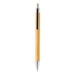 bamboe balpen bobly met chromen details