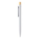 rabs balpen basher met bamboe knop blauwschrijvend