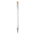 rabs balpen posher met bamboe knop en metalen clip