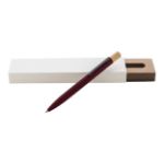 draaimechanisme balpen talboo van ral bamboe knop - bordeaux