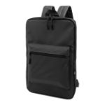 rpet laptop rugzak slippu waterdicht met rits - zwart