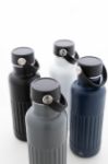 geïsoleerde fles streaky go recycled rvs 500 ml