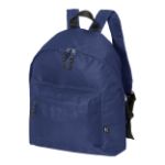 rpet rugzak challenger met voorvak met rits - blauw