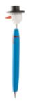 houten jolly pen met kerstfiguren blauwschrijvend - blauw