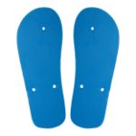 custom made strand slippers 36/38 en 42/44 - blauw
