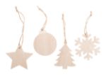 kerstboomornament rosvik met koord van hennep