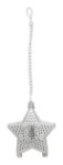 rvs kerstthee ei met ketting en clip suodatee - 