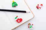 4 delige kerst gumset sommaroy in katoenen etui