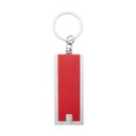 rabs led zaklamp in metalen sleutelhanger urban - rood