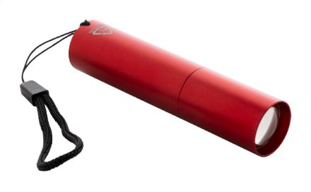 oplaadbare zaklamp van recycled aluminium usb