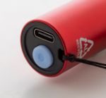 oplaadbare zaklamp van recycled aluminium usb