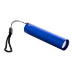 oplaadbare zaklamp van recycled aluminium usb - blauw