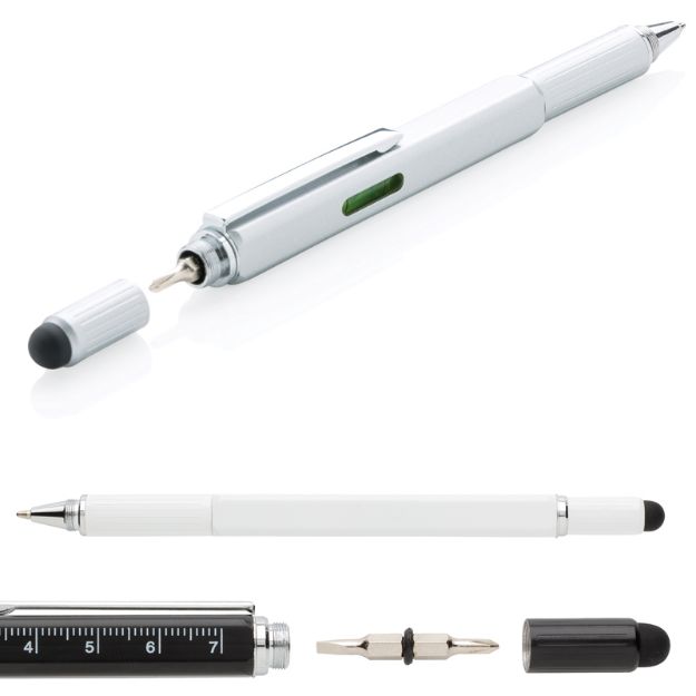 5-in-1 aluminium toolpen
