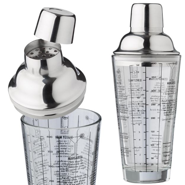 glazen cocktailshaker adela 400 ml