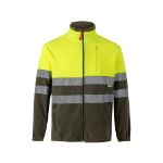 tweekleurig fleecejack (280g/m2) maten xs-3xl