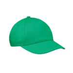 kinder baseballpet van katoenen twill 180 g/m2 - groen