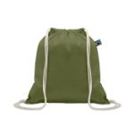 fairtrade katoenen trekkoordtas 180 g/m2 - groen