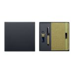 3-delige geschenkset boek, balpen en sleutelhanger