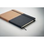 3-delige geschenkset met flesm boek en balpen