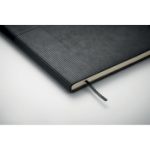 a5 pu notitieboek met ijzeren detail op voorkant