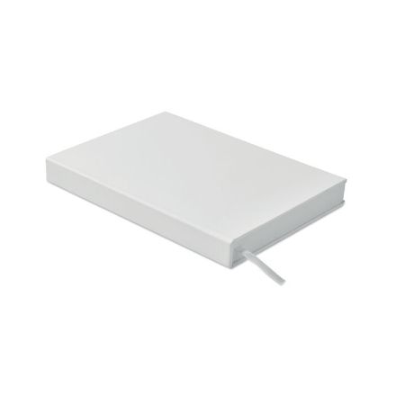 a5 dagplanner ongedateerd 208 vellen met lint - wit