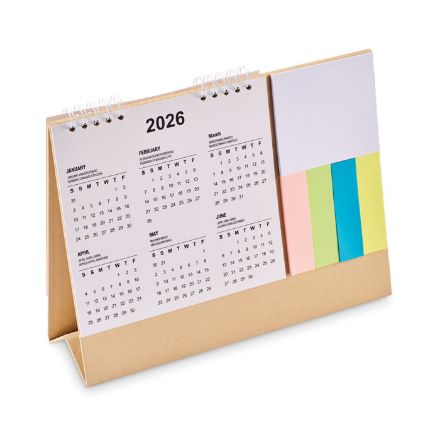 bureaukalender voor 4 jaar met memoblok