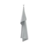 microvezel handdoek 50 cm x 100 cm met ophanglus - grijs
