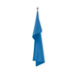 microvezel handdoek 50 cm x 100 cm met ophanglus - koningsblauw