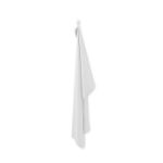microvezel handdoek 70 cm x 120 cm met ophanglus - wit