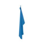 microvezel handdoek 70 cm x 120 cm met ophanglus - koningsblauw