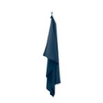 microvezel handdoek 100 cm x 150 cm met ophanglus - blauw
