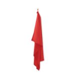 microvezel handdoek 100 cm x 150 cm met ophanglus - rood