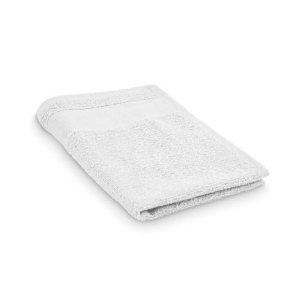 zacht katoenen handdoek 30 x 50 cm 380 g/m2 - wit