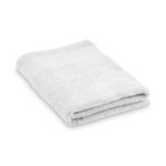 zacht katoenen badhanddoek 70 x 140 cm 380 g/m2 - wit
