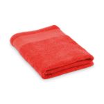 zacht katoenen badhanddoek 70 x 140 cm 380 g/m2 - rood