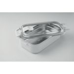 pp lunchbox met binnenlaag recycled rvs 650 ml