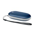 elektrische handwarmer 3 warmtestanden dubbelzijde - blauw