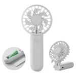 draagbare opvouwbare ventilator met 3 snelheden - wit
